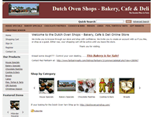 Tablet Screenshot of dutchoven.com